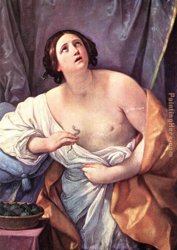 Cleopatra painting - Guido Reni Cleopatra art painting